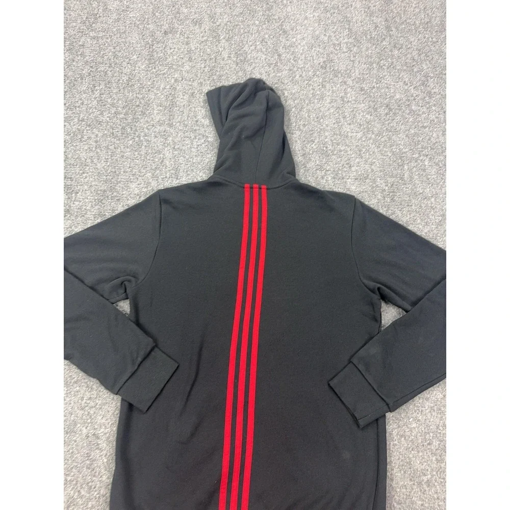 Atlanta United FC Hoodie Sweatshirt Mens Medium Black MLS Soccer Adidas Full Zip